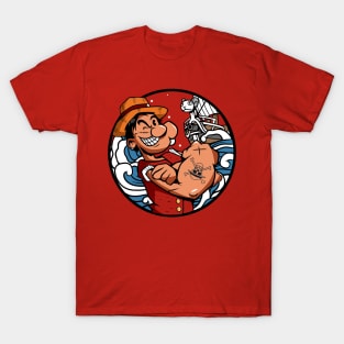 Monkey Popeye Luffy T-Shirt